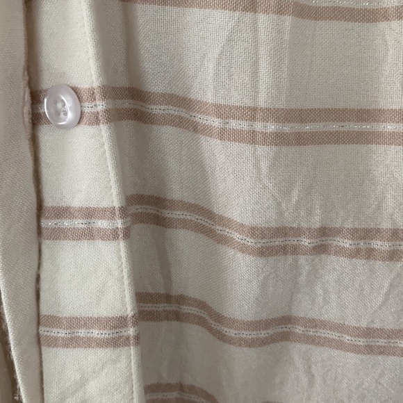 Rails Bonnie Sand Stripe button down - Picture 2 of 8